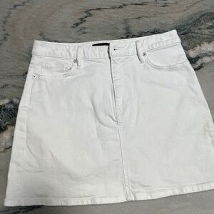 Two Banana Republic Cargo Skirts - White and Olive Green